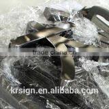 Stainless Steel Metal Signage Ued in Shopfront Door Number Commercial Advertising Logo thumbnail-4