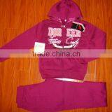 Lady/woman Knitted Fleece 200g 2 Pcs Set/suit