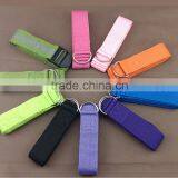 High Quality Adjustable Metal D-Ring Yoga Strap