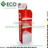 2015 New Corrugated Plastic Display Stand for Merchandising, Cardboard Display Stand