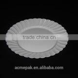 Disposable Big Pizza Fruit Cake Plastic Lace Plate