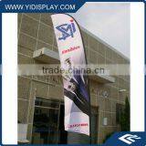 Out Door Angled Beach Flag Pole Flying Banner Stand