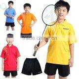 Kids Badminton Jersey Students Uniform,100% Cotton Volleyball Jersey Wholesale thumbnail-1