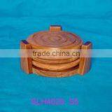 Wooden Cup Mat Set
