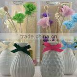 Best Selling Spa Club Bathroom Cheap Lavender Fragrance Reed Diffuser With Rattan Sticks Balls Sunflowers