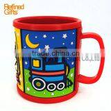 Menufacture China PVC Rubber Coffee Cup Mug Train Mugs Creative Gift thumbnail-1