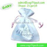 White Promotion Design Gift Bag Drawstring Light Bags for Gift thumbnail-4
