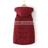 Woman Clothing Contemporary Hooded Jacket Cotton Vest thumbnail-5