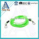 YIWU Factory Stretchy Spring Coiled Strap Lobster Clip Retractable Spiral Coil Cable/Tool Lanyard thumbnail-3