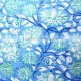 RTHCFC -1 Natural Hand Block Printed Cotton Fabric 100% Vagetable Dye Running Fabric Wholesaler and Manufacturer Indian