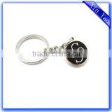 Cheap zinc alloy nickel plating soft enamel custom logo keychain