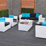 Modern Patio Wicker Rattan Outdoor Garden Sofa Set Furniture(1.2mm Alu Frame Powder Coated + Anti UV PE Rattan) thumbnail-1