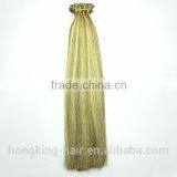 Russian Remy Hair Double Drawn I Tip Hair Extensions thumbnail-4