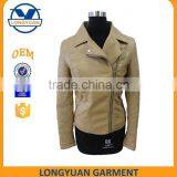 Fashion Style Slim pu Leather Jacket for Wamen 2016 thumbnail-1