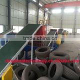 Low power consumption machine 2016 waste tyre recycling line
