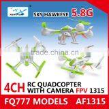 New Arrival AF1315 5.8G 4CH FPV Quadcopter with HD Camera and Real-time 5.8GHz transmission systems