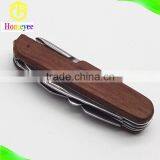 Multifunction Mini Pocket Knife With Wood Handle /small Size Wood Handle Knife thumbnail-3