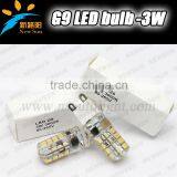 New Products G9 Led Light Bulbs for Cars Household 85-265V 3W 2700K Warm White G9 LED
