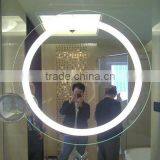 Elegant Round Bathroom Mirrors Light thumbnail-1