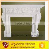 Hot Sale Interior Decoration Marble Stone Fireplace thumbnail-2