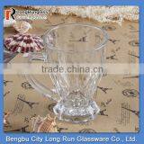 LongRun Glass Coffee Cup With Handle Coffee Mug Tea Glass Cup Wholesale