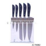 The Wholesale China Japanese Kitchen Knives With a Transparent Block