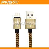 PNGXE Hot Sale High Quality Nylon Braided Usb Charger Cable for Iphone 5 Data Cable thumbnail-2