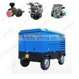 Mining Drilling Rig Use Wheels Air Compressor