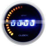 52mm Blue LED Digital Clock for Tuning -with 30 LED on the Outer-24 Hour Mode thumbnail-1