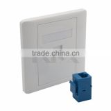 Singe Port CAT6 RJ45 wall plate Face plate support customization
