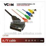 Scart M/ 5 RCA M Scart Cable