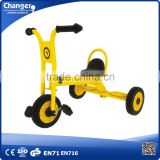 China preschool children tricycle with rubber wheel and ABS plate padel