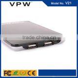 Hot Sale !! Best Quality Slim Li-Polymer Dual USB Power Bank Cute for Cell Phone thumbnail-3