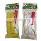 5pcs4" 10CM Mini Sponge Paint Roller Brush Set Supermarket Sells Painting Kits Roller Brush Set thumbnail-4