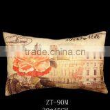 Nature Linen Material Custom Size And Printed Pillow Cover thumbnail-6