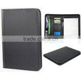 A4 Executive Conference Folder PU Portfolio Leather Zipped Organiser