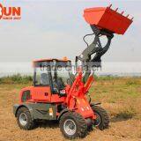 Qingdao Everun Machinery 1.2 Ton Small Articulated Front End Loader With Wooden Forks thumbnail-2