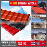 ASA coated synthetic resin corrugated plastic roof tiles