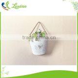 Wall-mounted Metal Half Round Flower Pot