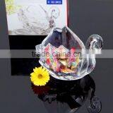With 10 Years Experience Factory Offer Wholesale Swan Shape Glass Candy Box thumbnail-6