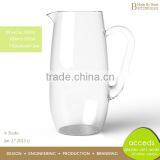 Hand Made Stylish Clear Pyrex Glass Jug / Drinking Jug thumbnail-5