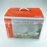 32PCS Glass Dinnerware Set With Color Box in Stock thumbnail-2