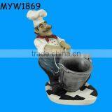 2012 NEW FASHION Chef Ceramic Beer Ice Bucket thumbnail-1