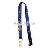 2C silk printing lanyard with metal hook