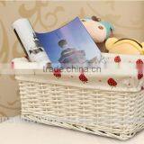 2015 Hot Sell Easy Wicker Basket With Fabric Refined Cheap thumbnail-3