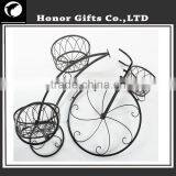 Decorative Wrought Iron Bicycle Plant Stand Iron Bicycle Plant Stand thumbnail-4
