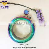 Stainless Steel Rainbow Bracelet Flask thumbnail-1