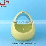 New Design EASTER Decoration Colorful Ceramic Egg Shape Basket thumbnail-3