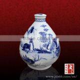 5 Liters Handpainted Large Porcelaine Wine Bottles for Wholesale thumbnail-1