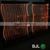 S Shape Lighting Decorative Acrylic Led Water Bubble Showroom Display Shelf thumbnail-2